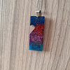 Glitter Color Pendant Necklace (2)