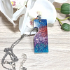 Glitter Color Pendant Necklace (2)