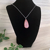 Brown Resin Teardrop Pendant (4)