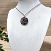 Round Natural Color Stones Necklace (4)