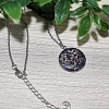 Round Natural Color Stones Necklace (4)