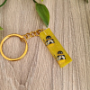 Bee Yellow Resin Key Chain
