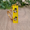 Bee Yellow Resin Key Chain