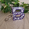 Purple Star Glitter Key Chain 3