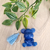 Blue Bear Resin Key Ring