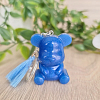 Blue Bear Resin Key Ring