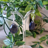Unique Galaxy Glitter Tear Drop Gem Resin Dangle Earrings – artisan resin jewelry piece