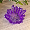 Handmade Purple Resin Butterfly Crystal Trinket Ring Bowl – handmade jewelry dish
