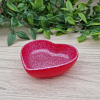 Functional Red Pinkish Glitter Heart Small Resin Trinket Tray – glossy resin trinket organizer