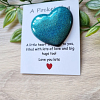 Fine Blue Glitter Resin Pocket Hug NZ (1)