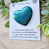 Fine Blue Glitter Resin Pocket Hug NZ 3