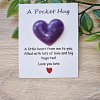 Purple Heart Resin Pocket Hug 1