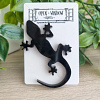 Black Resin Gecko Fridge Magnet (1)
