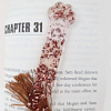 Bronze Flake Large Cat Paw Resin Bookmark
