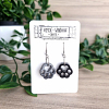 Dog Paw Resin Handmade Earrings New Zealand (3)
