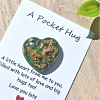 Green Glitter Gold Flake Resin Pocket Hug (2)