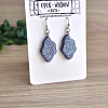 Irregular Glitter Galaxy Dangle Earrings Handmade Jewellery NZ