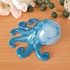 Blue Glow In The Dark Resin Octopus