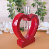 Red Glitter Heart Shape Test Tube Flower Vase (3)
