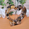 Earth Tone Stone Resin Heart Test Tube Flower Vase