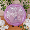 Elegant Large Pink Butterfly Resin Trinket Tray – resin trinket tray