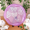 Elegant Large Pink Butterfly Resin Trinket Tray – resin trinket tray
