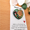 Comforting 3d Embellishment Resin Pocket Hug Heart Gold – cute handmade resin pocket hug