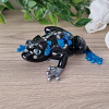 Red Black Resin Red Black Blue Silver Resin Frog (1)