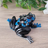 Red Black Resin Red Black Blue Silver Resin Frog (5)