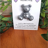 Silver Resin Bear Pocket Hug New Zealand