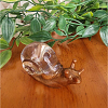 Bronze Resin Clear Hologrphic Resin Snail Small