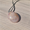 Faux Opal Pink Resin Necklace Pendant 2 (5)