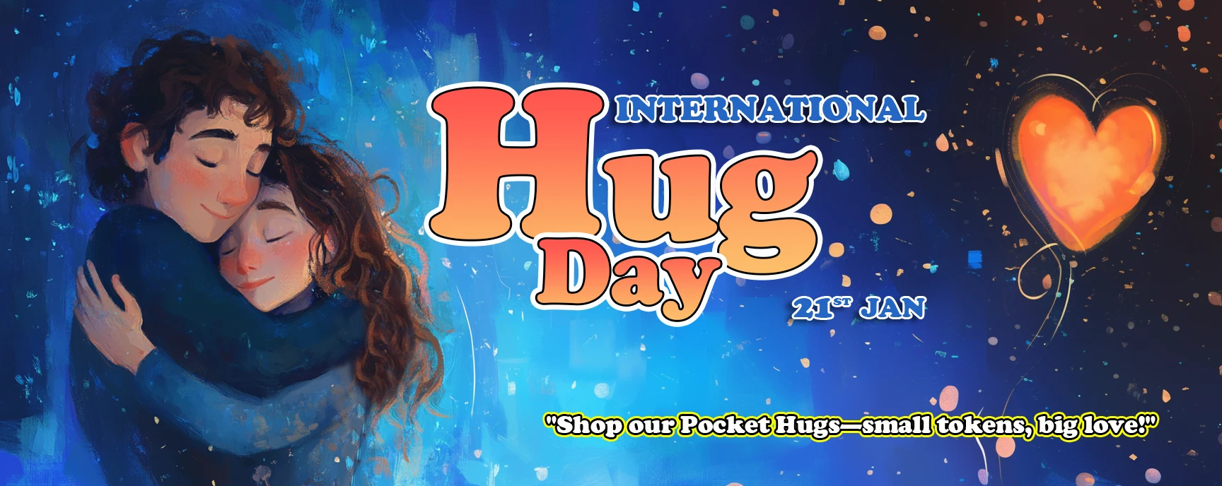 nternatioanl_hug_day_banner_open window crafts