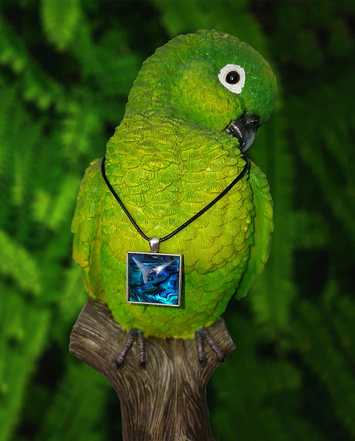 Paua Pendant Necklace Handemade Jewellery New Zealand 1