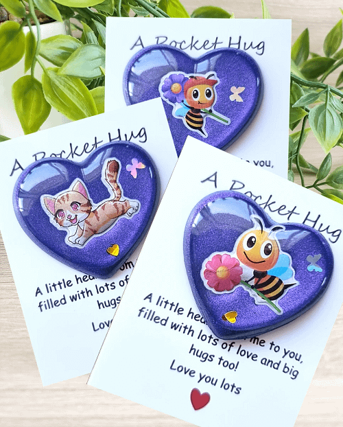 Animal Resin Pocket Hugs