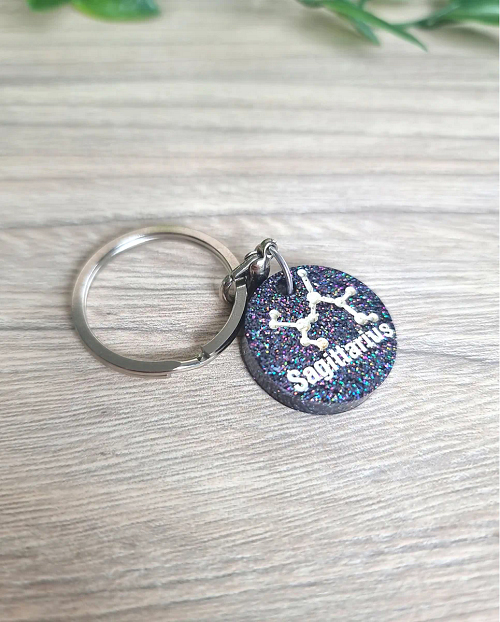star sign keychain