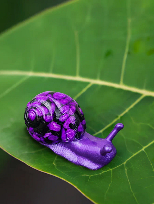 large Resin Snail