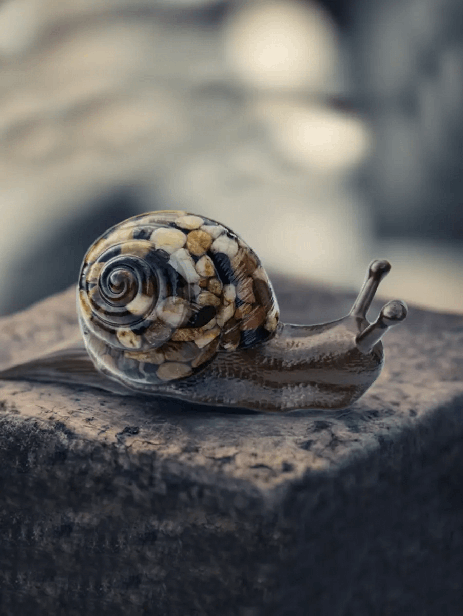 Resin snail